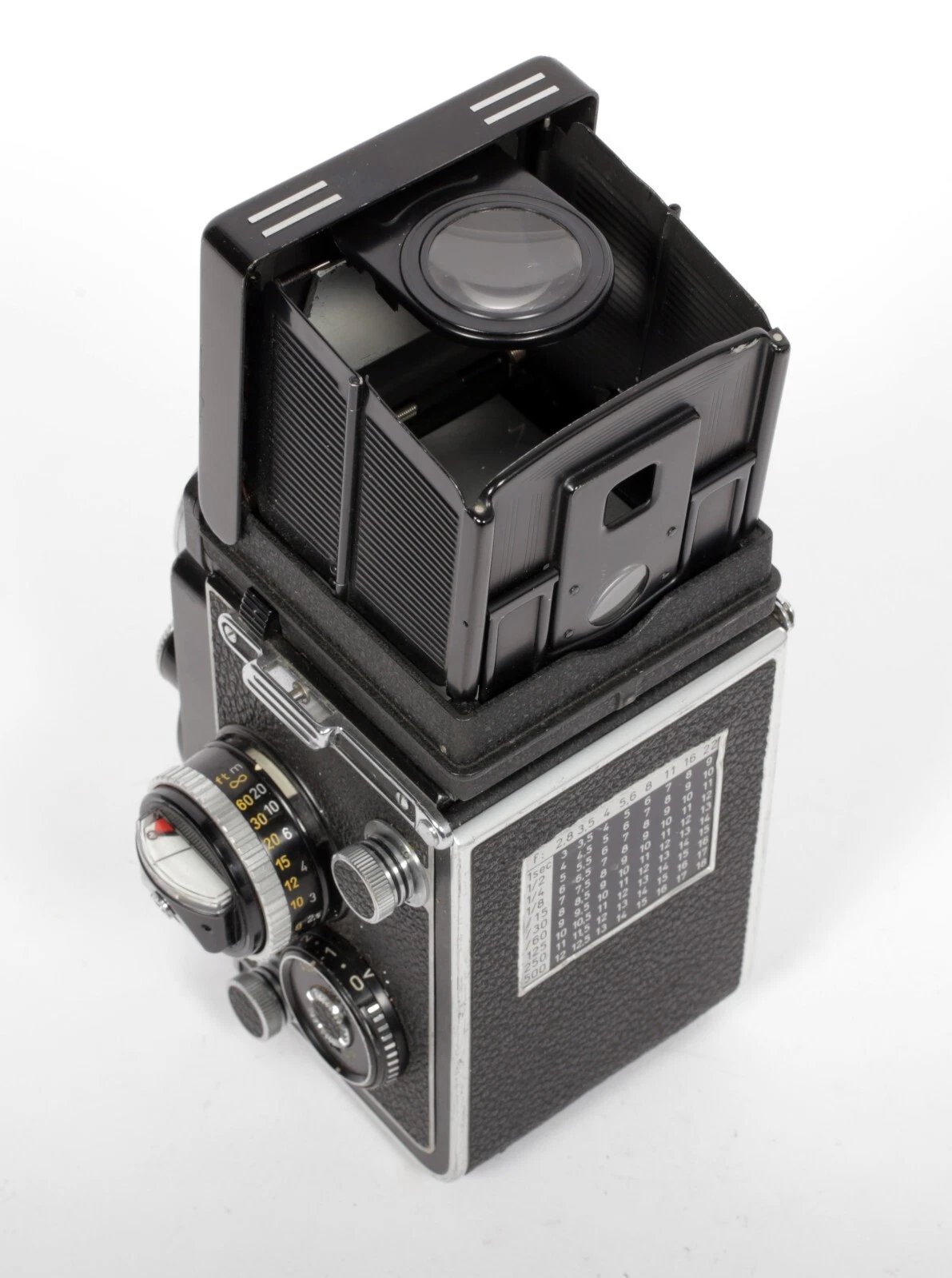 Rolleiflex 6X6 TLR 2.8F Medium format film camera with